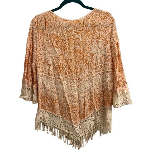 Solitaire boho embroidered blouse S - Picture 2 of 7